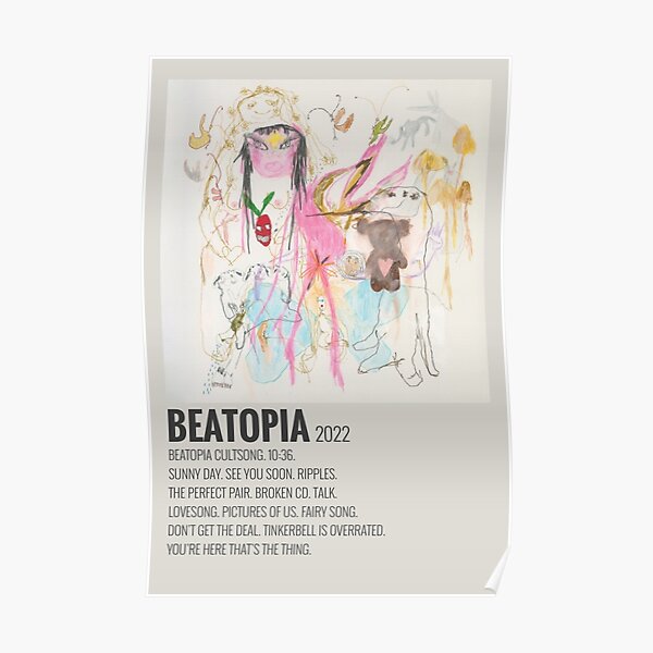 beabadoobee beatopia album  Poster RB1007 product Offical beabadoobee Merch