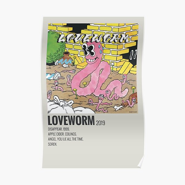 loveworm beabadoobee ep Poster RB1007 product Offical beabadoobee Merch