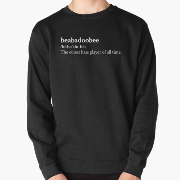 Beabadoobee Aesthetic Cute Quote Lyrics Black Pullover Sweatshirt RB1007 product Offical beabadoobee Merch