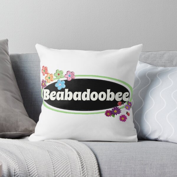 Beabadoobee Name Logo Art Throw Pillow RB1007 product Offical beabadoobee Merch