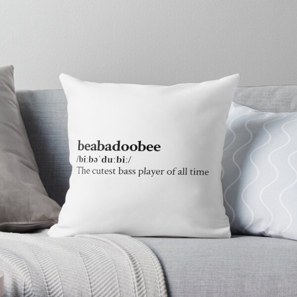 Beabadoobee Aesthetic Cute Quote Lyrics  Throw Pillow RB1007 product Offical beabadoobee Merch