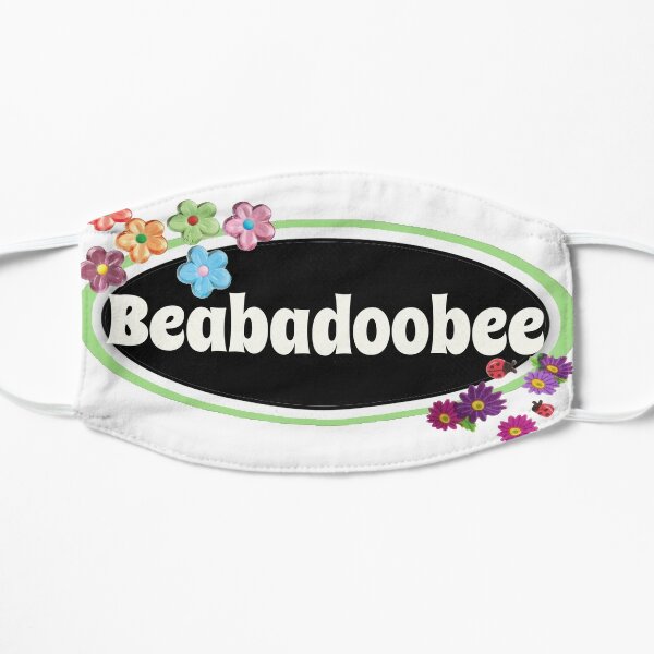 Beabadoobee Name Logo Art Flat Mask RB1007 product Offical beabadoobee Merch