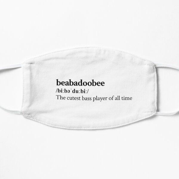 Beabadoobee Aesthetic Cute Quote Lyrics  Flat Mask RB1007 product Offical beabadoobee Merch